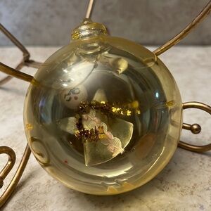 Old Vintage Christmas Jewelbrite Ornament Angel